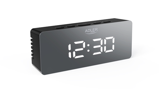 Изображение Adler | AD 1189B | Alarm Clock | W | Black | Alarm function