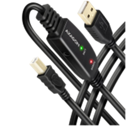 Изображение ADR-215B USB 2.0 A-M -> B-M aktywny kabel połączeniowy/wzmacniacz 15m