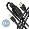 Picture of ADR-215B USB 2.0 A-M -> B-M aktywny kabel połączeniowy/wzmacniacz 15m