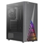 Picture of Aerocool DELTABKV1 ATX PC Case RGB Front Full Side Window 12cm Fan Black