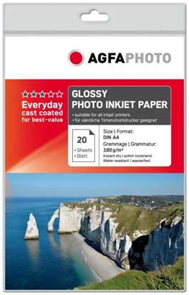 Attēls no Agfaphoto photo paper A4 Everyday Glossy 180g 20 sheets