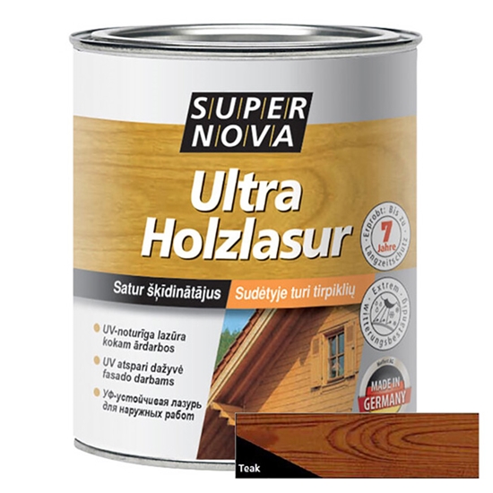 Picture of Aizsarglīdzeklis kokam Ultra Holzlasur tīkkoks, 0.75L
