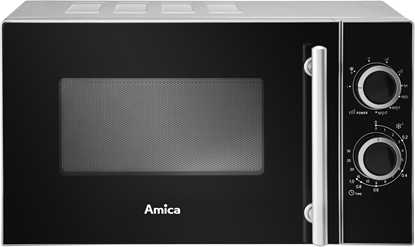 Изображение Amica AMGF20M1GS microwave Countertop Grill microwave 20 L 700 W Black, Silver