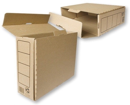 Picture of Archive box SMLT, 105x250x335mm, brown, ecological 0830-304