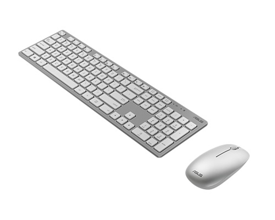 Picture of KEYBOARD +MOUSE WRL OPT. W5000/RU WHITE 90XB0430-BKM250 ASUS