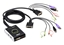 Attēls no ATEN 2-Port USB DVI/Audio Cable KVM Switch with Remote Port Selector