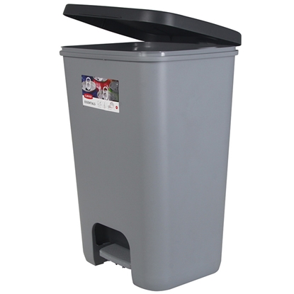Picture of Atkritumu tvertne Curver Essentials ar pedāli 40l pelēka