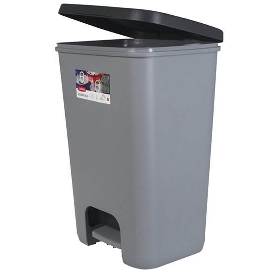 Picture of Atkritumu tvertne Curver Essentials ar pedāli 40l pelēka