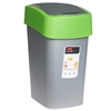 Picture of Atkritumu tvertne Curver Flip Bin 10L sudr./zaļš