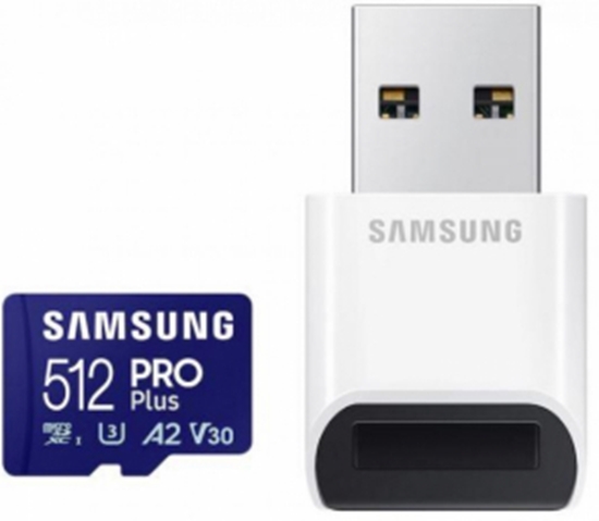 Picture of Atmiņas karte Samsung PRO Plus microSD 512GB with Adapter 