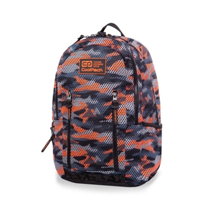 Attēls no Backpack CoolPack Impact II Camo Mesh Orange