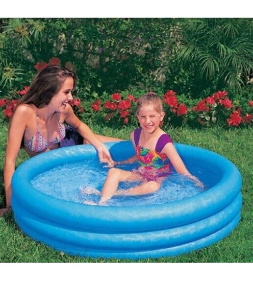Изображение Baseins bērniem piepūšamais Zilais 132 lit. 114x25 cm 59416