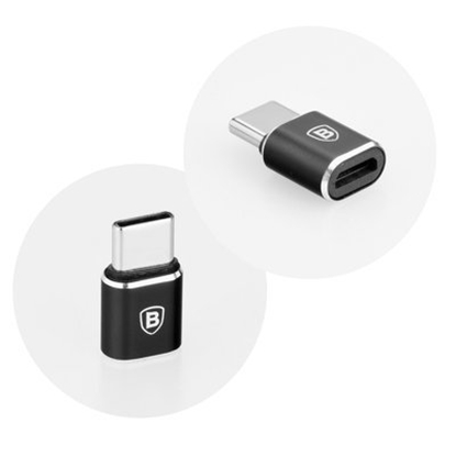 Attēls no Baseus Mini Universal Adapter Micro USB to USB Type-C Connection
