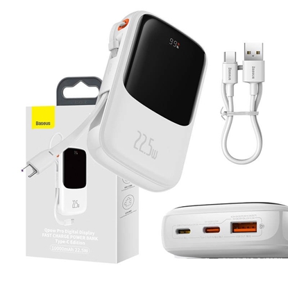 Picture of Baseus Qpow Pro Powerbank with USB-C cable 10000mAh / 22.5W