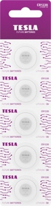 Picture of Batteries Tesla CR1220 Lithium 38 mAh (19200520) (5 pcs)