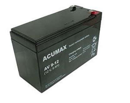 Изображение BATTERY 12V 9AH VRLA/AV9-12 T2 ACUMAX EMU