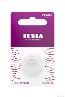 Picture of Battery Tesla CR1620 Lithium 60 mAh (1 pcs)