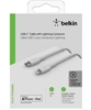 Picture of Belkin Lightning/USB-C Cable 1m PVC, mfi certified, white