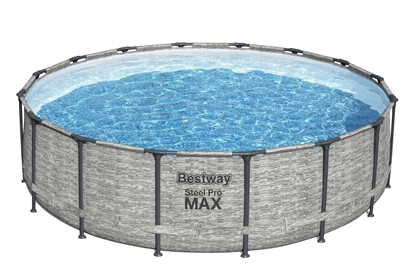 Изображение Bestway Steel Pro MAX Above Ground Pool Set Round 4.88 m x 1.22 m