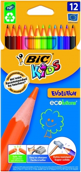 Изображение BIC Colored pencils KIDS EVOLUTION 12 colours 8290291