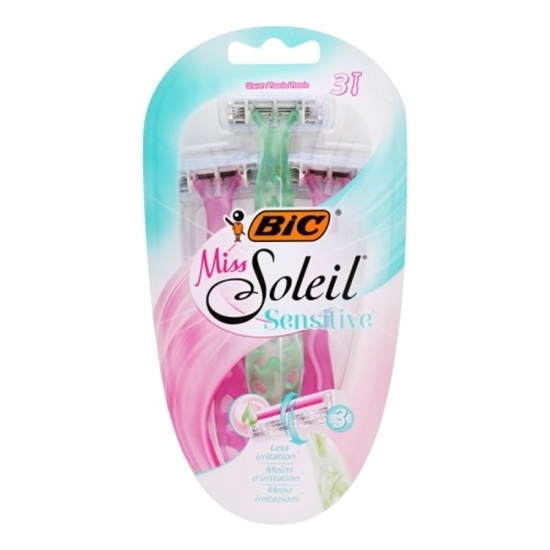 Picture of BIC Disposable woman twin-blade shaver MISS SOLEIL SENSITIVE (3 vnt)