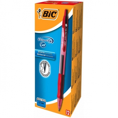 Изображение BIC gel pen Gel-ocity BX12 red, Box 12 pcs.