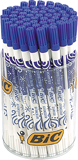 Picture of BIC Ink Eater Tubo Blue, Box 60 pcs. 784311