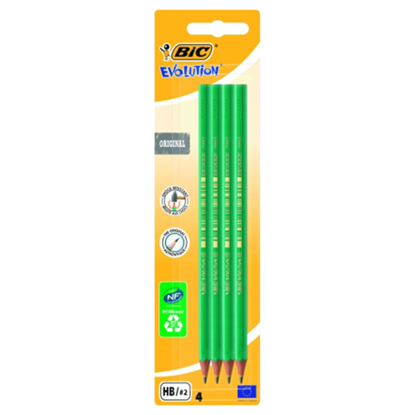Picture of BIC pencils ECO EVOLUTION 650 HB, Set 4 pcs. 000167