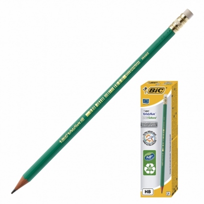 Attēls no BIC pencils EVOLUTION ORIGINAL with eraser, HB, Box 12 pcs. 083924