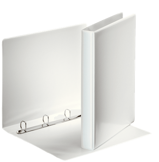 Picture of Binder Esselte Panorama, A4 / 38 mm, 4-ring ø20mm, white 0806-003