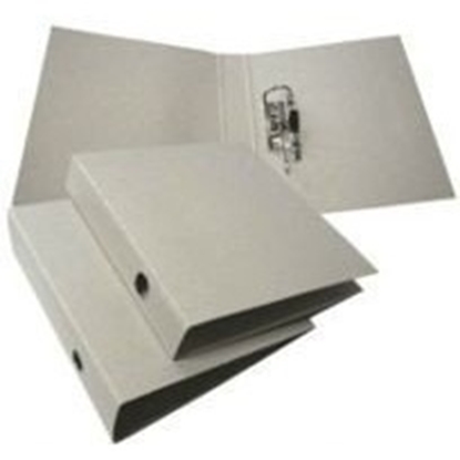 Picture of Binder SMLT, A4 / 80 mm, cardboard, ecological, gray 0803-202