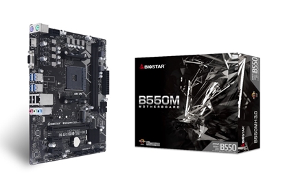 Attēls no Biostar B550MH 3.0 motherboard AMD B550 Socket AM4 micro ATX