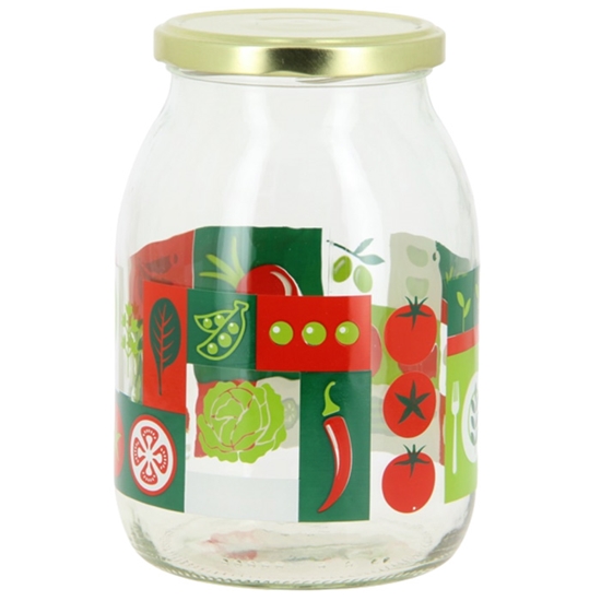 Picture of Burka stikla Pachino 1L, ar vāku