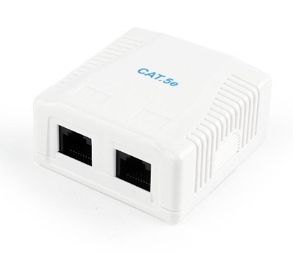 Picture of CABLE ACC MOUNT BOX 2XCAT5E/NCAC-2U5E-01 GEMBIRD