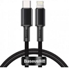 Изображение Kabel USB Baseus USB-C - Lightning 2 m Czarny (CATLGD-A01)