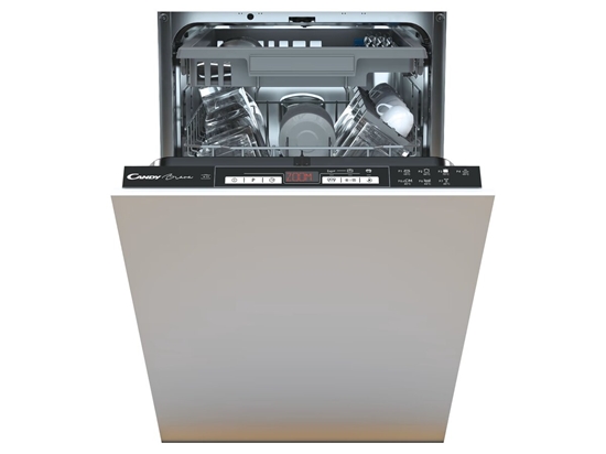 Изображение Dishwasher | CDIH 2D1145 | Built-in | Width 44.8 cm | Number of place settings 11 | Number of programs 7 | Energy efficiency class E | Display | AquaStop function | Does not apply