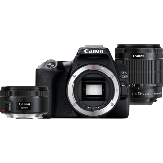 Picture of Canon EOS 250D SLR Camera Kit 24.1 MP CMOS 6000 x 4000 pixels Black