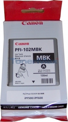 Attēls no Canon PFI-102 MBK ink matt black