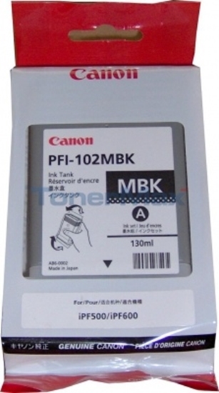 Picture of Canon PFI-102 MBK ink matt black