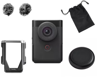Picture of Canon PowerShot V10 Advanced Vlogging-Kit 1" Compact camera 20 MP CMOS 5472 x 3648 pixels Black