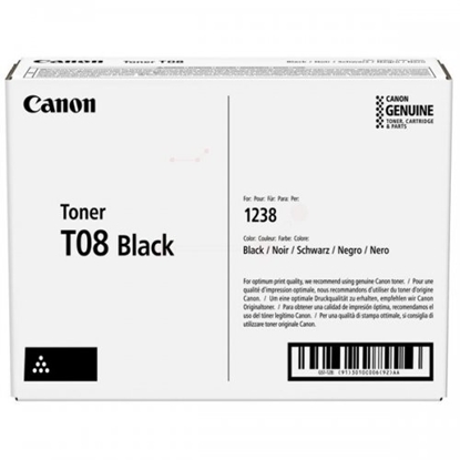 Attēls no Canon TONER T08 BLACK toner cartridge 1 pc(s) Original