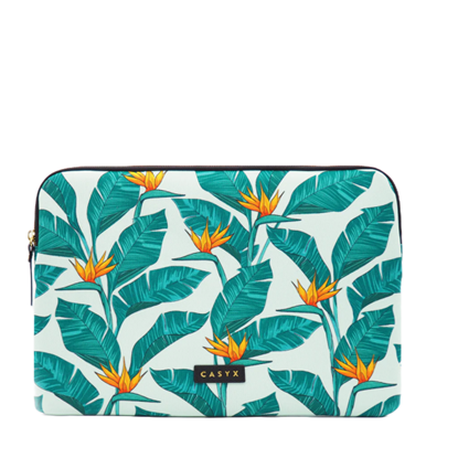 Picture of Casyx | Casyx for MacBook | SLVS-000008 | Fits up to size 13 ”/14 " | Sleeve | Birds of Paradise | Waterproof