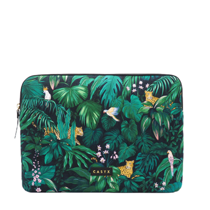Picture of Casyx | Casyx for MacBook | SLVS-000020 | Fits up to size 13 ”/14 " | Sleeve | Deep Jungle | Waterproof