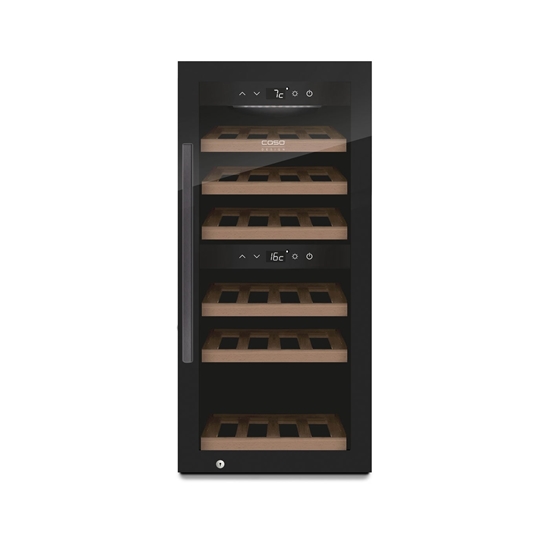 Picture of Caso | Smart Wine Cooler | WineExclusive 24 | Energy efficiency class G | Bottles capacity 24 bottles | Cooling type Compressor technology | Black