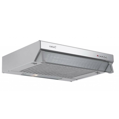Picture of CATA | Hood | F-2060 X/L | Conventional | Energy efficiency class C | Width 60 cm | 195 m³/h | Mechanical control | LED  E-14 | Inox