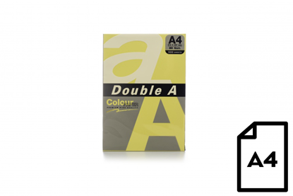 Picture of Colour paper Double A, 80g, A4, 500 sheets, Butter