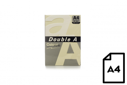 Picture of Colour paper Double A, 80g, A4, 500 sheets, Ivory