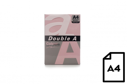 Picture of Colour paper Double A, 80g, A4, 500 sheets, Pink