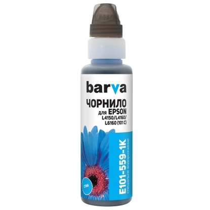 Picture of Compatible Barva Epson 101 C (C13T03V24A), Cyan for inkjet printers 100 ml.