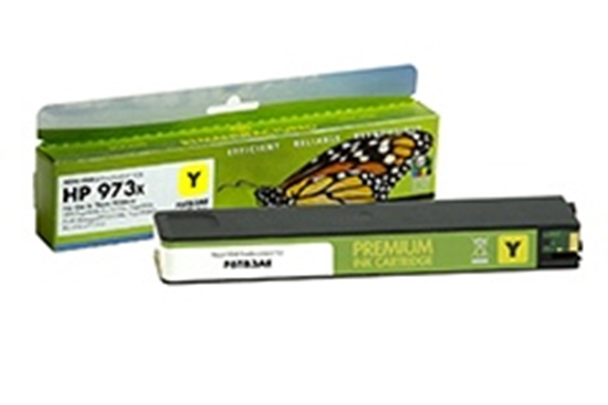 Picture of Compatible Static-Control HP Ink No.973X Yellow (F6T83AE) New chip